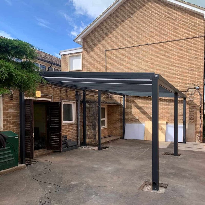 New School Canopies at Chew Valley School, Somerset