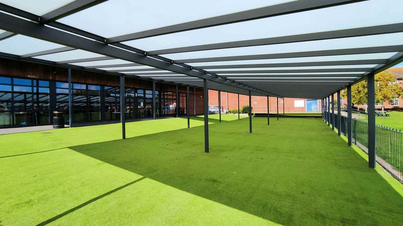 Dining and Recreation Canopy at Kingswinford Academy