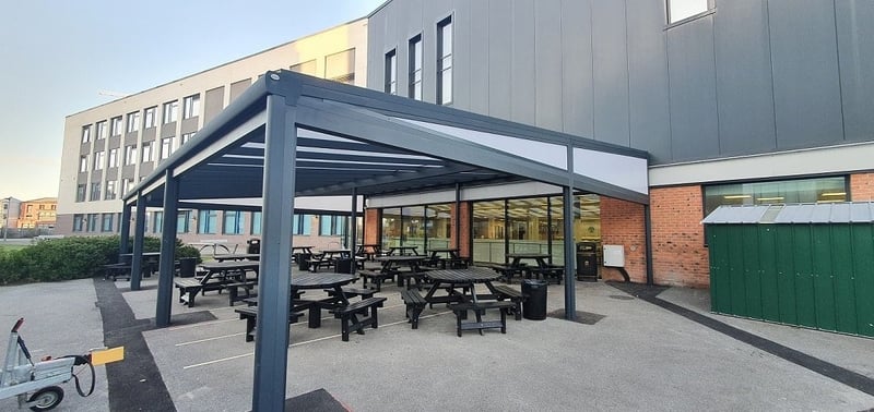 Shouldn’t an outdoor dining canopy be on the menu at your school?