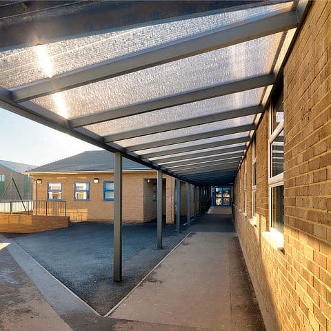 How school canopies can keep children safe outside during extreme weather